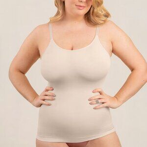 Shapermint Essentials All Day Every Day Scoop Neck Cami NWT - Chai Medium